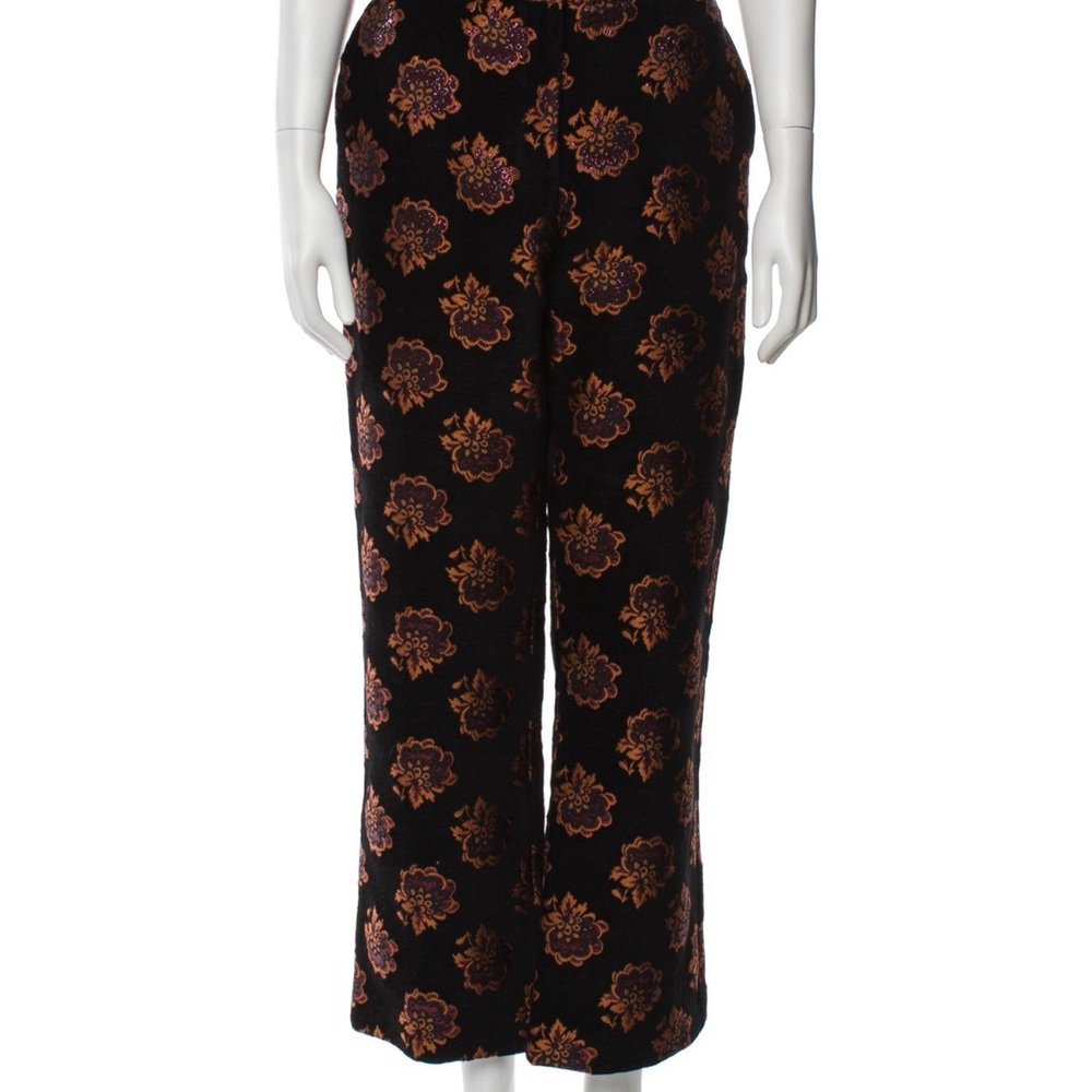 NWT La DoubleJ Italian Floral Embroidered Trousers XL